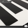G-PLUS Exterior Pillar Moulding Trim Cladding Under Fuel Door Trim Left Driver Side Compatible with Ford Transit (Gas Engine Only) 150 250 350 2015-2019 BK3Z6129077AA, BK3Z6129077AB