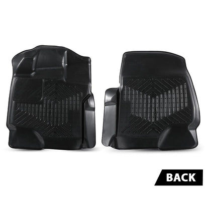 G-PLUS Cargo Liner Compatible with Ford F150 Super Crew 2015-2025(Fit 22-24 Lightning Models) All Weather Full Cover Protection Front Row TPE Floor Liners Accessories 2PCS