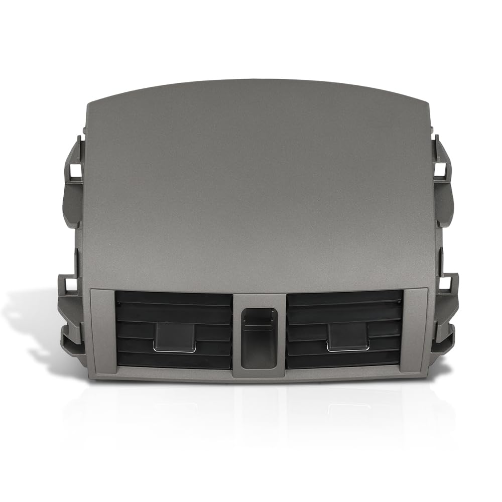 G-PLUS Dash Center A/C Air Vent Upper Bezel Trim, Compatible with Toyota Corolla 2008-2013 Replace 55670-02160, 55663-02060, 55435-02220, 55436-02180 Dashboard AC Air Vent Panel Trim Outlet