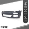 G-PLUS Front Bumper Cover Compatible with Porsche 2014 2015 2016 Models Without Sport Package, GTS, or Turbo 97050591169, 97050591151, 970-505-911-69, 97050591133, PO1000177 Black