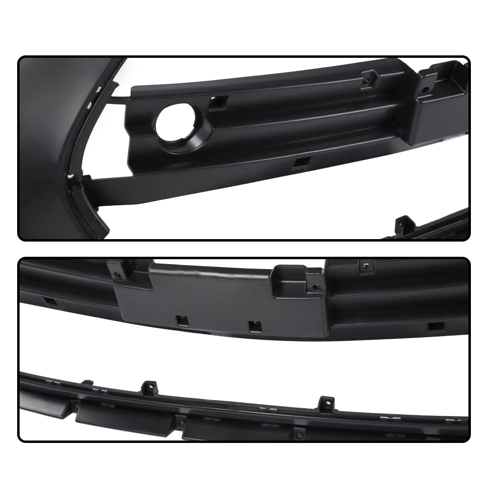 G-PLUS Bumper Cover Fascia Compatible with Hyundai Veloster 2013 2014 2015 2016 2017 Black Front Primed Bumper Cover 865112V500 HY1000194