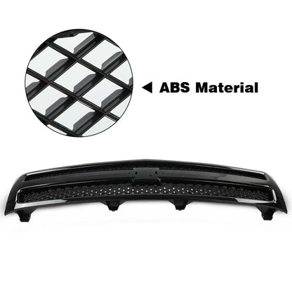 G-PLUS Front Bumper Grille Grill Compatible with Chevy Silverado 1500 Hybrid 2009-2013/Fit Silverado 1500 XFE 2010-2013/Fit Silverado 1500 LS LT LTZ WT 2007-2013 25810707, 19303978