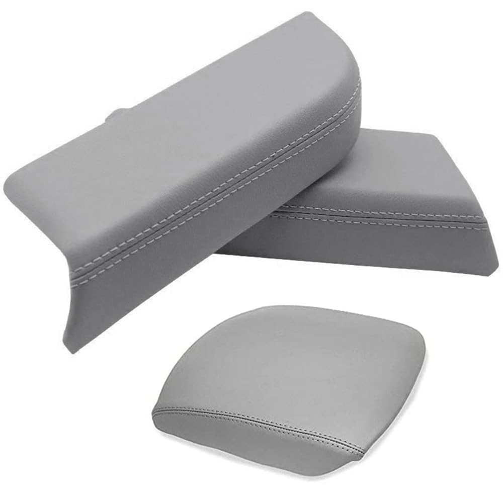 G-PLUS Front Door Armrest Leather Cover Grey