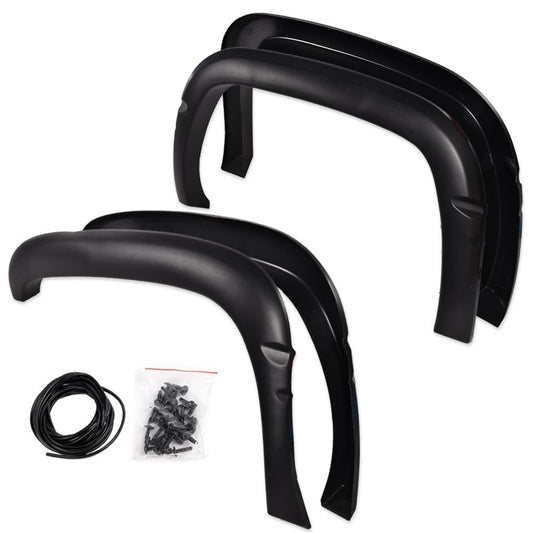 G-PLUS Fender Flares Compatible with Dodge Ram 1500/2500/3500 Models Only 1994-2001 Textured Matte Pickup Truck Accessories Trim Cover Protector 4pcs