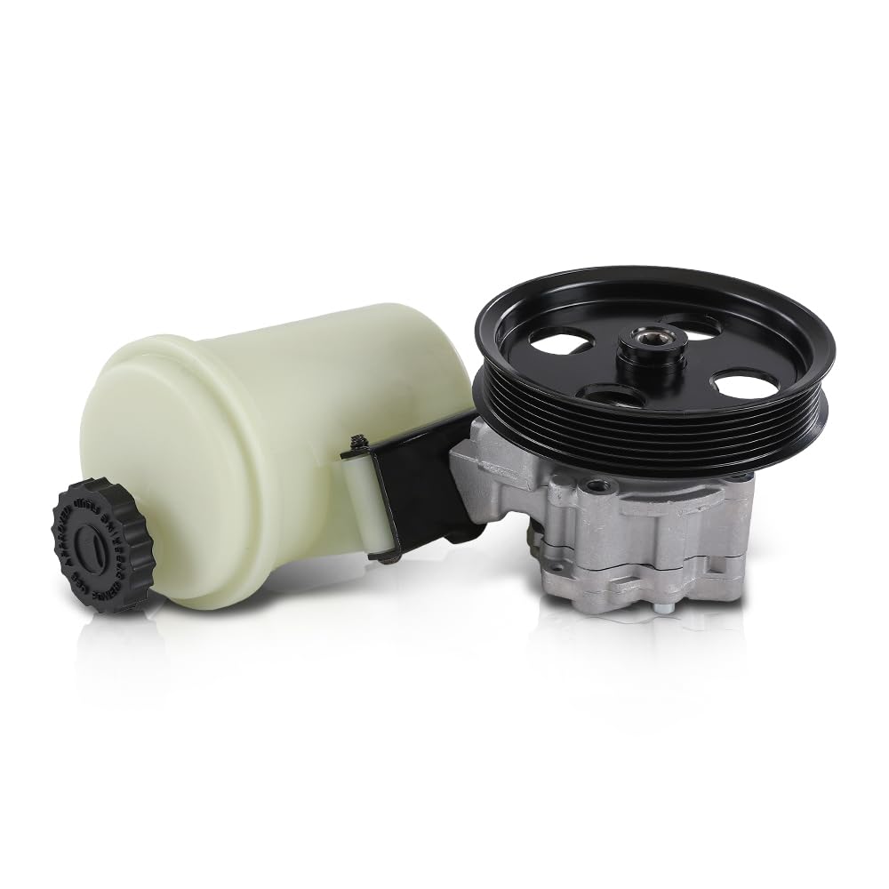 G-PLUS Power Steering Pump w/Reservoir Compatible with Dodge Ram 1500 2009-2010 w/Pulley & Reservoir 55398903AD, 55398903AE, 55398904AD, 55398904AE