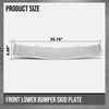 G-PLUS Front Lower Bumper Skid Plate Cover Compatible with Benz GLE450 GLE63 AMG 2016 Fit Benz GLE550 GLE550e 2016-2018 2928855822 Silver