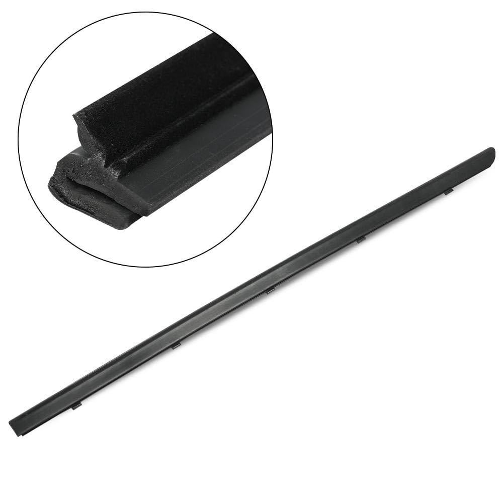 G-PLUS Black Pair New Left and Right Window Sealing Strips Fit Blazer Jimmy S10 Sonoma 45350, 6038475, 6038476