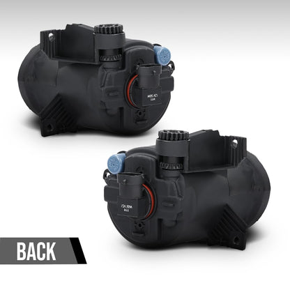 G-PLUS Pair Fog Lamp Light with Bulb Compatible with VW Beetle 2006-2010 1C0941699E, 1C0941700E Black
