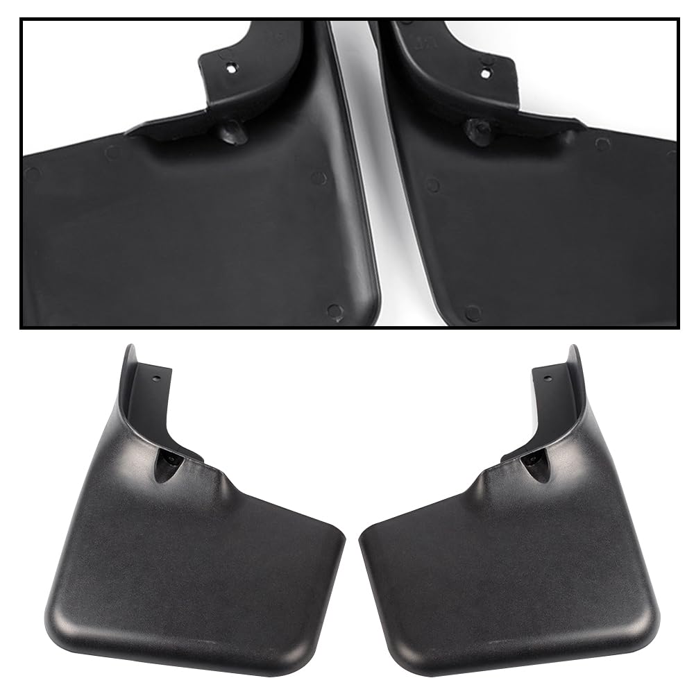 G-PLUS Front Rear Molded Mud Flaps Splash Guards Compatible with Ford F150 2004-2014 Wheel Fender Mudguards W/Factory Wheel Lip Moldings 6L3Z-16A550-BA