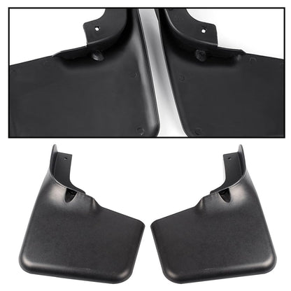 G-PLUS Front Rear Molded Mud Flaps Splash Guards Compatible with Ford F150 2004-2014 Wheel Fender Mudguards W/Factory Wheel Lip Moldings 6L3Z-16A550-BA