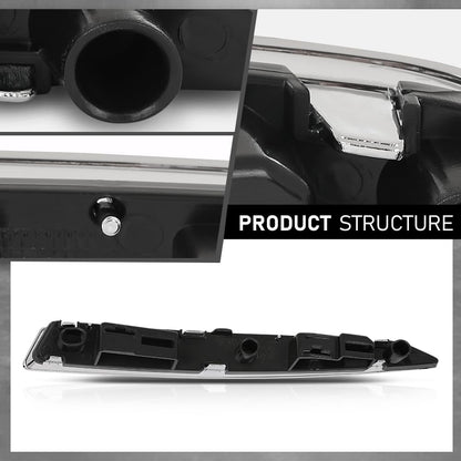 G-PLUS Front Right Lower Headlight Trim Moulding, Compatible with Ford Escape S/SE/Titanium Sport Utility 4-Door 2013-2016, Fit SEL Sport Utility 4-Door 2013, Passenger Side, CJ5Z13008D, DV45-8228-AA