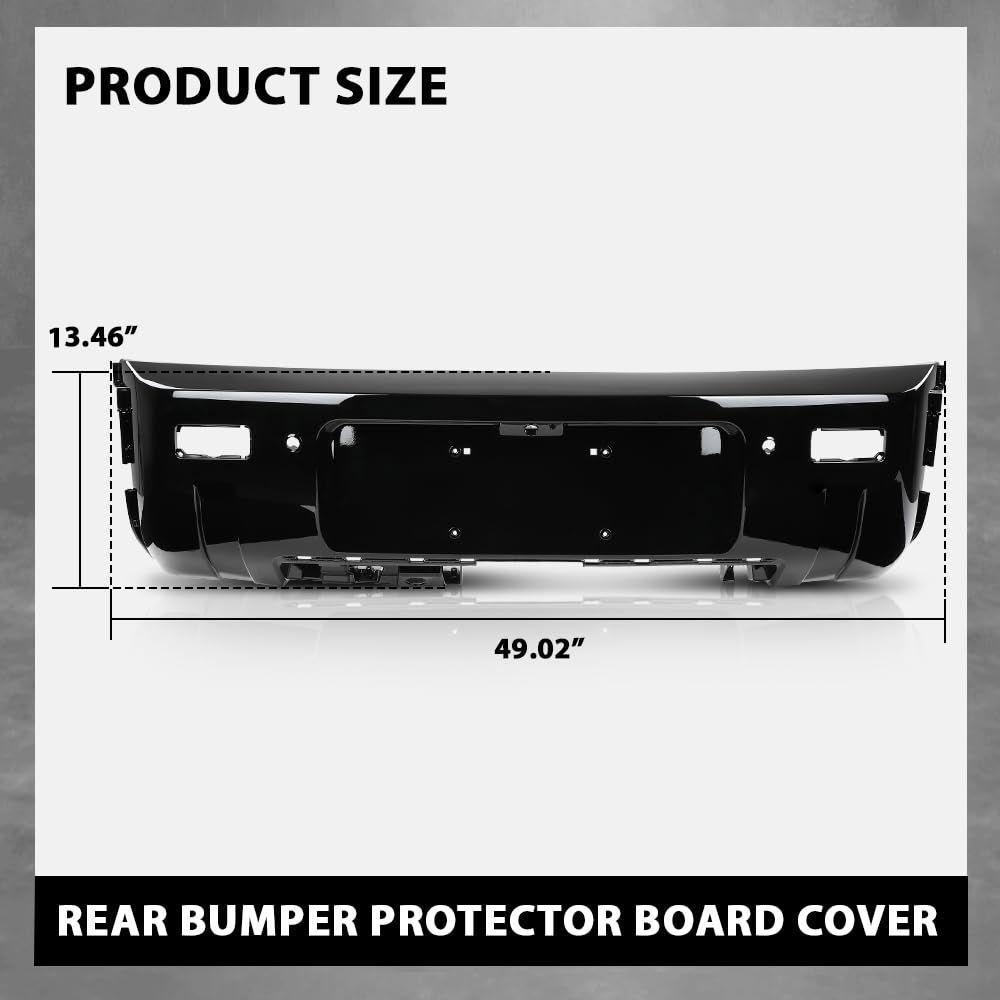 G-PLUS Rear Bumper Protector Board Cover Compatible with Defender 90 110 130 2020-2024 Black