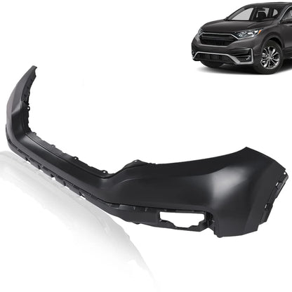 G-PLUS NEW Front Upper Bumper Cover Fascia Compatible with Honda CR-V 2020-2022 101-99430X, 04711TLAA50ZZ HO101410 Black Plastic Bumper Cover