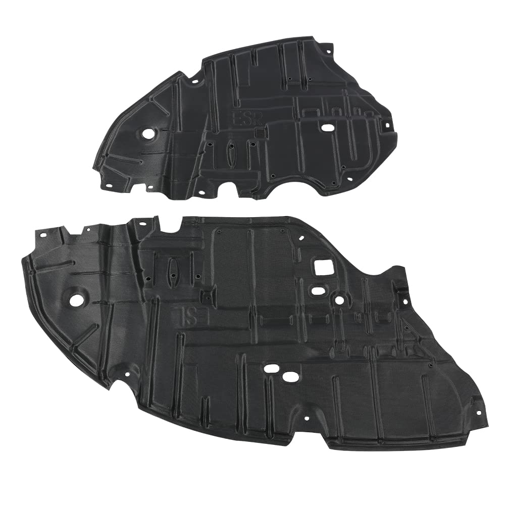 G-PLUS Left & Right Side Engine Splash Shield Compatible with 2013-2015 Lexus ES350 ES300h Set of 2 5144133160, 5144233160