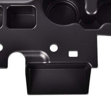G-PLUS Center Console Cup Holder for Ford Super Duty F250 F350 F450 F550 1999-2001 Black Close-up View
