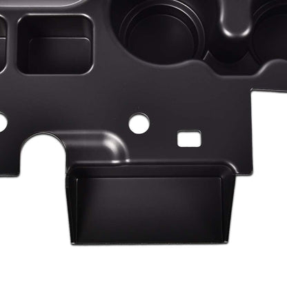 G-PLUS Center Console Cup Holder Compatible with Ford Super Duty Truck F250 F350 F450 F550 1999 2000 2001, Black Cupholder