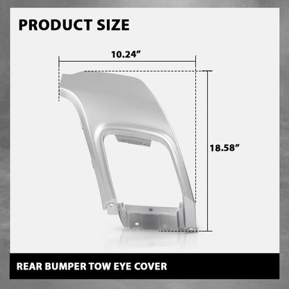 G-PLUS Rear Bumper Tow Eye Cover Trim Dynamic L+R Set Compatible with Range Rover Evoque 2012-2018,Fits with sport type, Fit Dynamic model