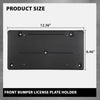 G-PLUS Front Bumper License Plate Holder Mounting Bracket Compatible with Discovery 4 / LR4 2010-2016 Black