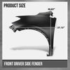 G-PLUS Fender Front Driver Side Compatible with Buick Encore (submodel: Base, Convenience, Leather, Premium) 2013-2016 without Turn Signal Light Hole 95031571, GM1240382 Black