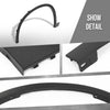 G-PLUS Front Left Fender Flare Opening Molding Trim Compatible with BMW X1 sDrive28i 2017-2022, Fit BMW X1 xDrive28i 2016-2022 51777332337, BM1290114 Black