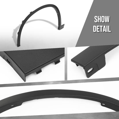 G-PLUS Front Left Fender Flare Opening Molding Trim Compatible with BMW X1 sDrive28i 2017-2022, Fit BMW X1 xDrive28i 2016-2022 51777332337, BM1290114 Black