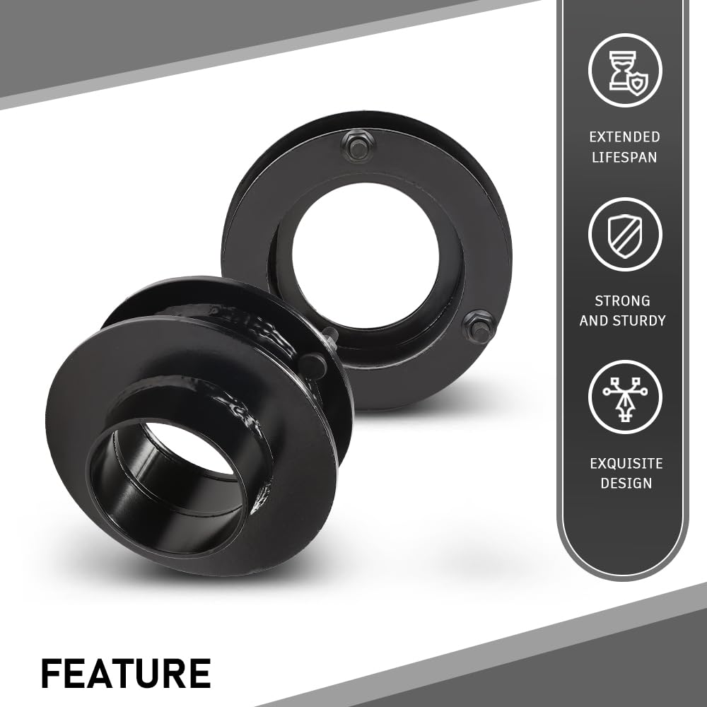 G-PLUS 2.5" Lift Front Steel Leveling Kit Compatible with Dodge Ram 1500 1994-2001,Fit Dodge Ram 2500 1994-2013, Fit Dodge Ram 3500 1994-2012 (4WD Only)