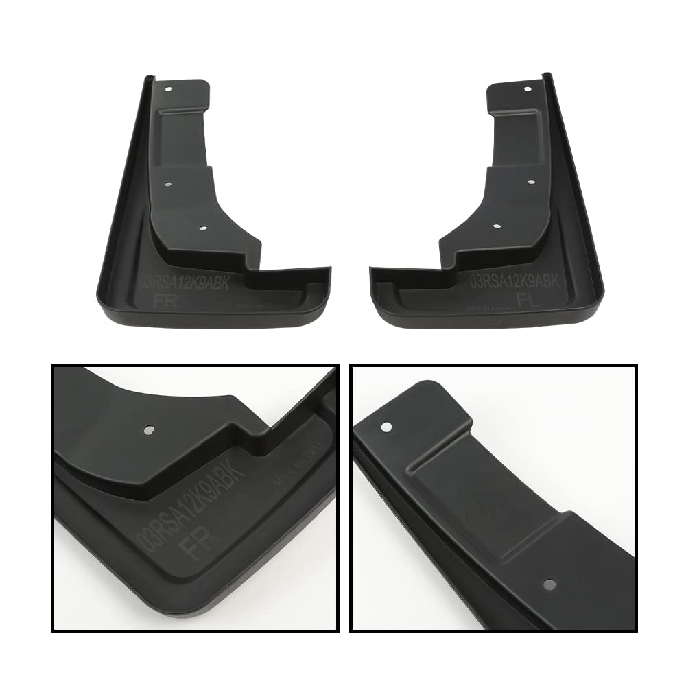 G-PLUS Splash Guards Mud Flaps Set of 4 Compatible with Ford Maverick 2022 2023 NZ6Z-16A550-AA NZ6Z-16A550-BA