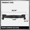 G-PLUS Primered Steel Front Bumper Face Bar Compatible with Chevy Silverado 1500 2019-2022,Fit Models Without Park Assist Only,Fit 2022 Limited (LTD) Old Style Models Only