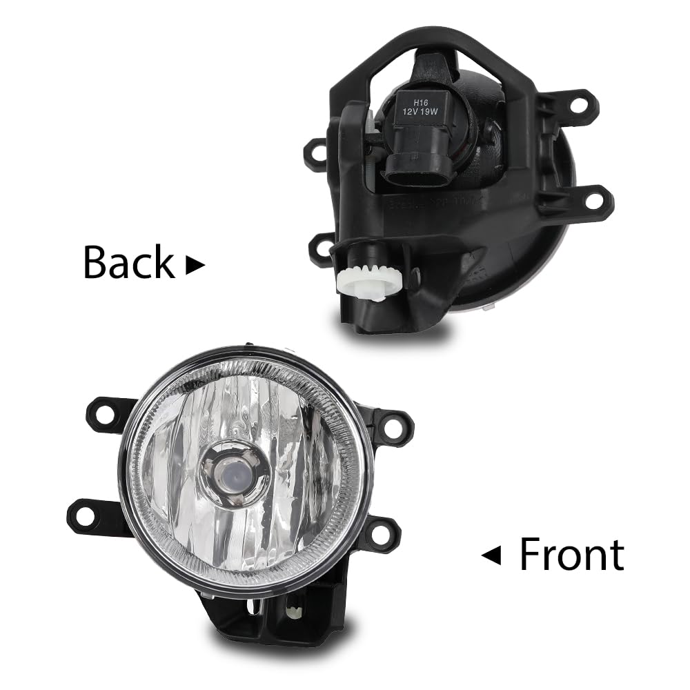 G-PLUS Front Bumper Fog Lights Lamps Left&Right Compatible with Toyota RAV4 2019-2022 8122012230