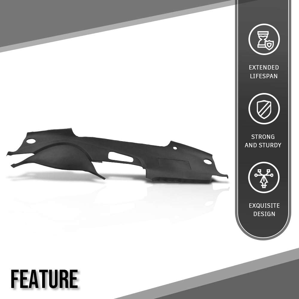 G-PLUS TPE Molded Dashboard Dash Cover Compatible with Honda Acura TL 2004 2005 2006 2007 2008 Dash Board Cover (Black)