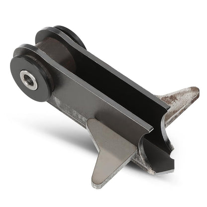 G-PLUS Front Passenger Axle Upper Control Arm Bracket Kit Compatible with Jeep TJ LJ MJ XJ ZJ 1984-2006 Black