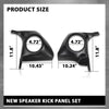 G-PLUS Speaker Kick Panels Pair Black Compatible with Chevy Monte Carlo El Camino Malibu, Fit Oldsmobile Cutlass Fit Pontiac Grand Prix, Buick Regal 1978-1988