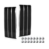 G-PLUS Door Side Fender Vent Molding Cover Trim Compatible with Land Rover Range Rover Vogue L405 2013-2022 Black