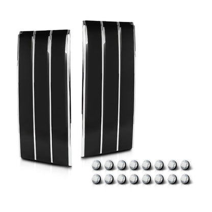 G-PLUS Door Side Fender Vent Molding Cover Trim Compatible with Land Rover Range Rover Vogue L405 2013-2022 Black