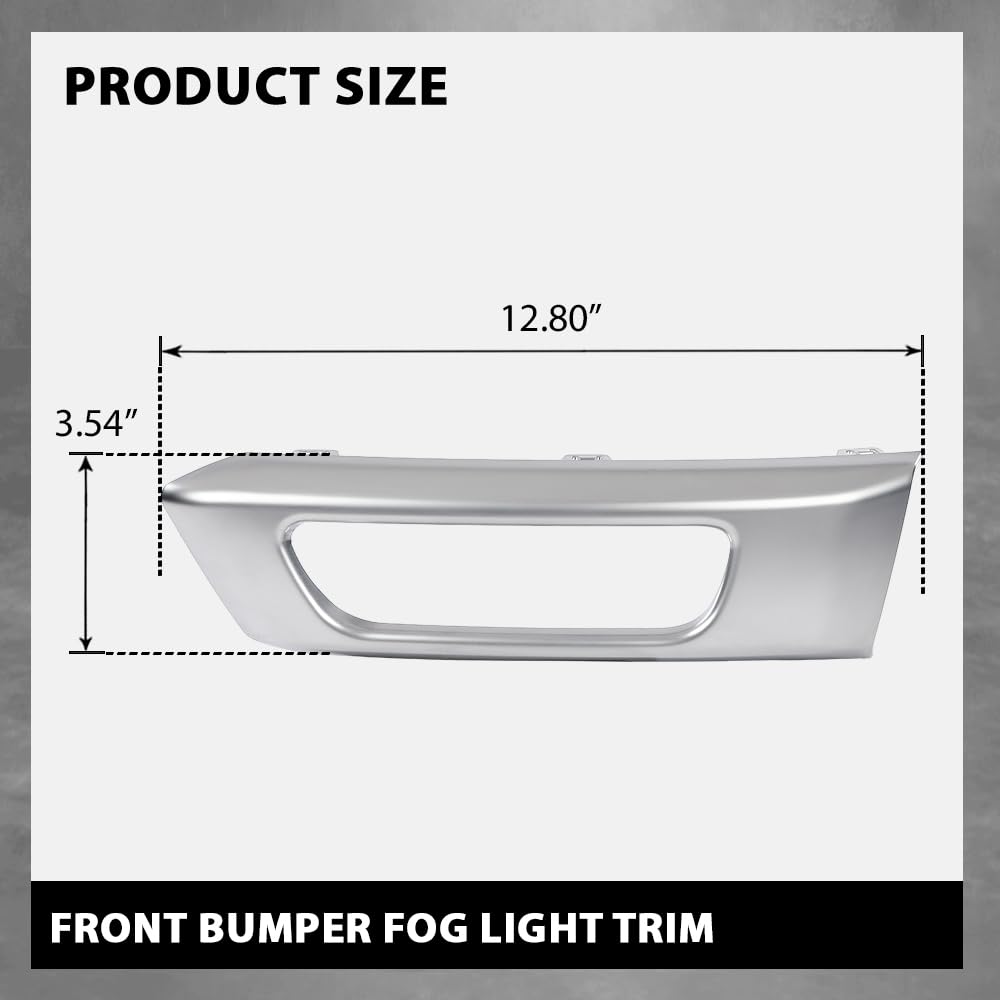 G-PLUS Front Right&Left Bumper Fog Light Trim Pair Compatible with Land Rover Range Rover Sport 2014-2017