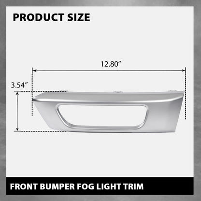 G-PLUS Front Right&Left Bumper Fog Light Trim Pair Compatible with Land Rover Range Rover Sport 2014-2017