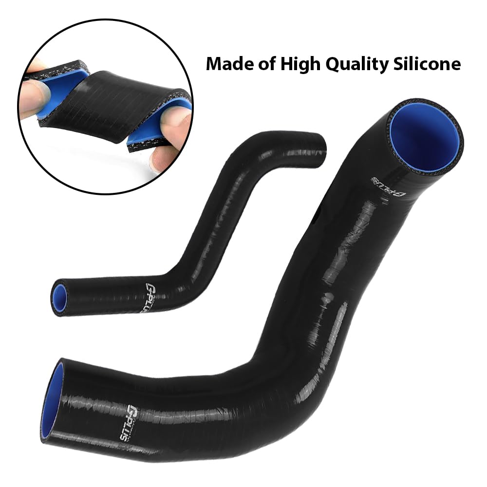 G-PLUS Black Fuel Hose Complete Kit Compatible with Jeep CJ5 CJ6 1970 1971 1972 1973 1974 1975