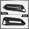 G-PLUS Front Bumper Fog Lamp Bezel Light Cover Left Driver Compatible with Honda Accord Sedan 2018-2020 Black