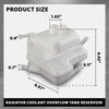 G-PLUS Radiator Coolant Overflow Tank Reservoir w/ Sensor White, Compatible with Mazda RX-8 2004-2011, N3H1-15-351G