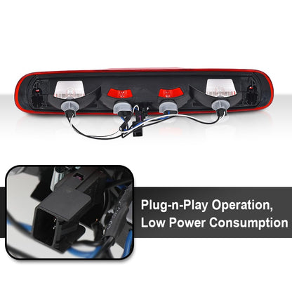 G-PLUS Third Brake Light 3rd Cargo Lamp High Mount Stop Light Compatible with Chevy Silverado GMC Sierra 1500 2008-2013,Fit Chevy Silverado GMC Sierra 2500 HD 3500 HD 2008-2014 25890530