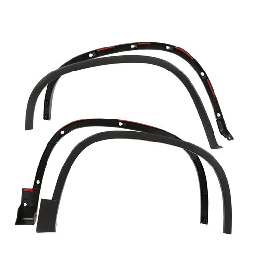 G-PLUS Front & Rear Fender Flares Compatible with Volkswagen Tiguan 2012 2013 2014 2015 2016 2017, OE Style Black Wheel Cover Protector