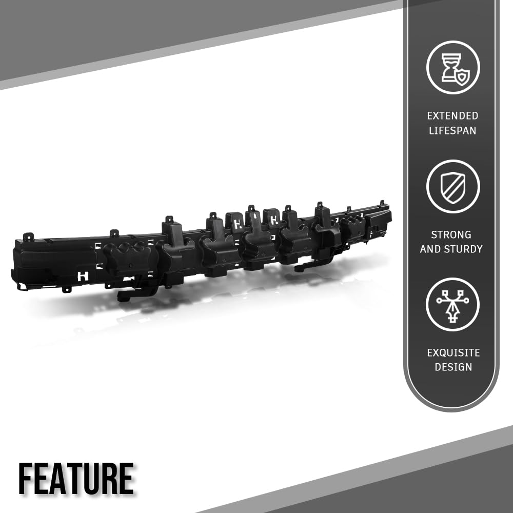 G-PLUS Rear Bumper Impact Absorber Compatible with Ford Mustang 2018-2020 JR3Z17E855B, FO1170152 Black