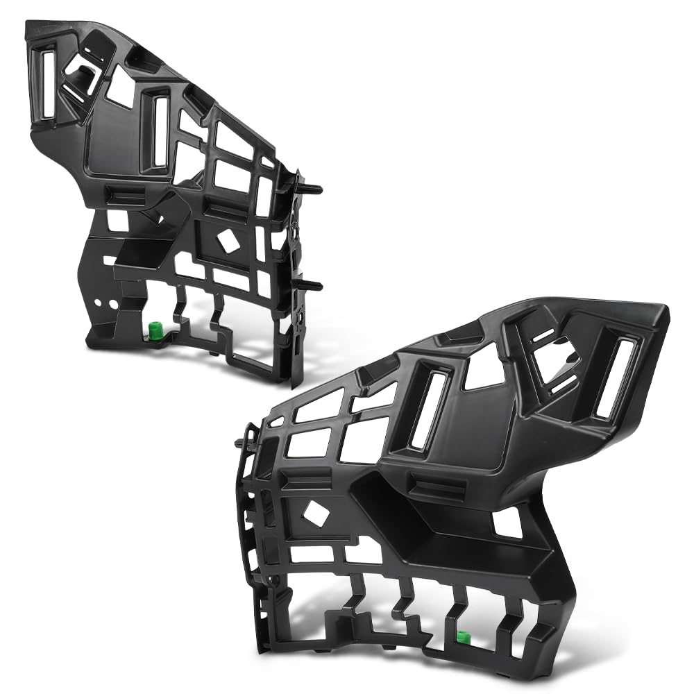 G-PLUS Bumper Bracket Driver & Passenger Side Pair Front Lower Compatible with Volvo XC90 2016-2023 31353403, 31353404 Black