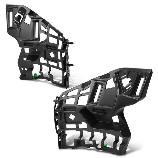 G-PLUS Bumper Bracket Driver & Passenger Side Pair Front Lower Compatible with Volvo XC90 2016-2023 31353403, 31353404 Black