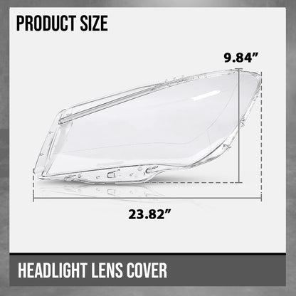 G-PLUS Headlight Lens Cover Compatible with Benz CLA Class W117 CLA250 CLA45 AMG 2013 2014 2015 2016 Left & Right Front Headlamp Lens Cover Clear