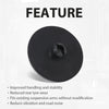 G-PLUS 2" Leaf Spring End Tip Pad Anti Squeak Insert Cushion Plastic Silencer 12pcs 2 Inch Block Round Compatible with Most Pickup Trucks