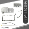 G-PLUS Engine Oil Pan Kit Compatible with Pontiac Firebird Chevy Camaro 1998-2002, Fit for F-Body Low Profile Oil Pan Kit,Fit all GM LS-Series Engines
