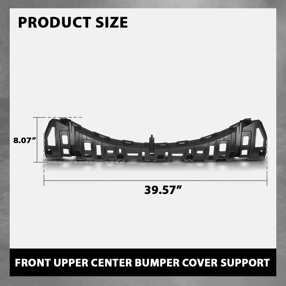 G-PLUS Front Upper Center Bumper Cover Support Compatible with Toyota Sienna LE XLE Limited Platinum 2021-2023 5252108010, TO1041118 Black
