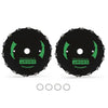 G-PLUS 9-Inch 2PCS Chainsaw Brush Blade 14-Tooth Fit Cutter Trimmer Head Weed Mower Saw Blade Black