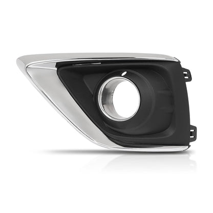 G-PLUS Fog Light Covers Front Driver Left Side Hand Compatible with Buick Envision (submodel: Base, Essence, Preferred, Premium, Premium II) 2019 2020 42489938, GM1038266 Chrome Black